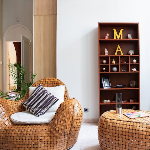 Relax amidst the stylish and contemporary furnishings, after a day out in Barcelona