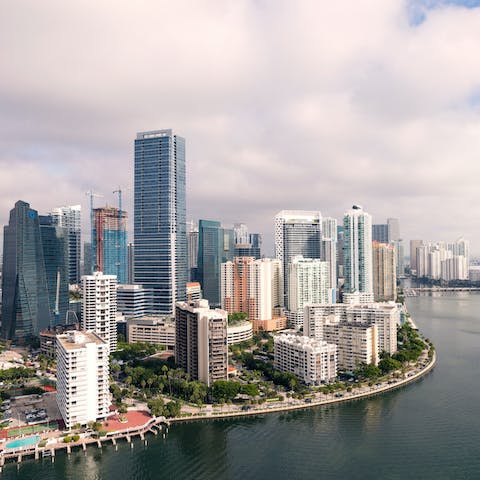 Immerse yourself in the hustle and bustle of Downtown Miami