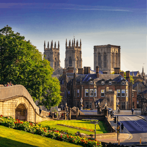 Make yourself at home in the heart of York , just a five-minute walk from the centre