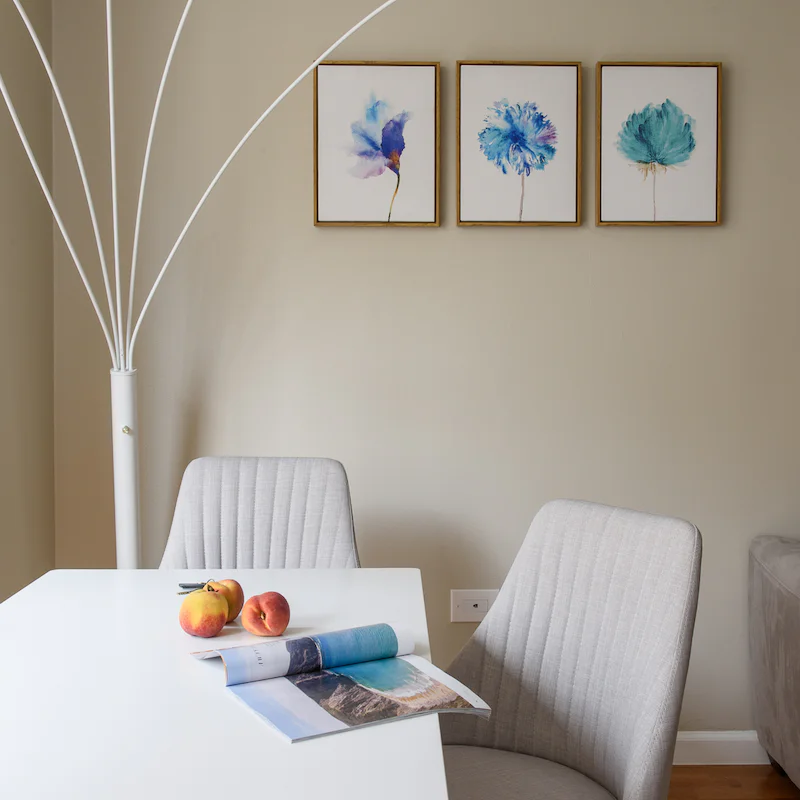A trio of watercolour prints