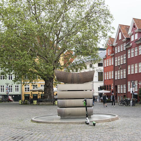 Very close to charming Gråbrødretorv