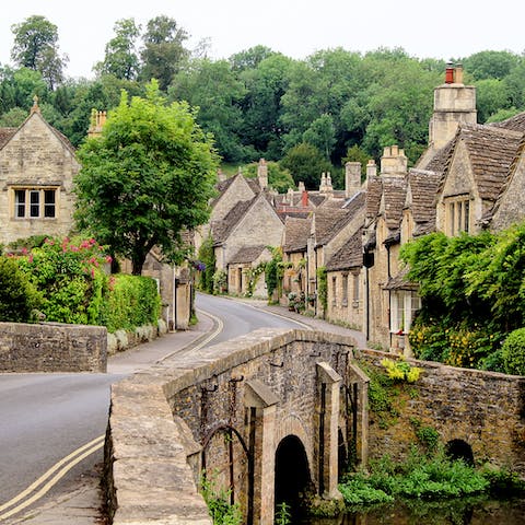 Explore the Cotswolds' network of picturesque villages from your Coln St Aldwyns home 