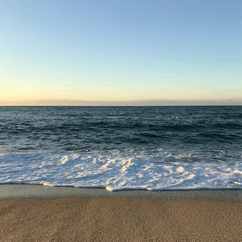 Take a four-minute walk to Pastoras beach