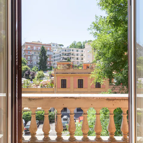 Roll out of bed and soak up the sunshine on your private balcony