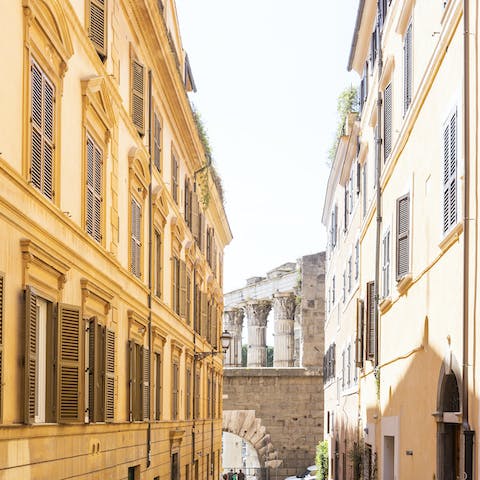 A setting that encapsulates Rome