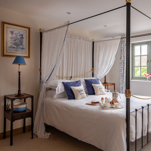 Soak up the charm of the blissfully quiet bedrooms
