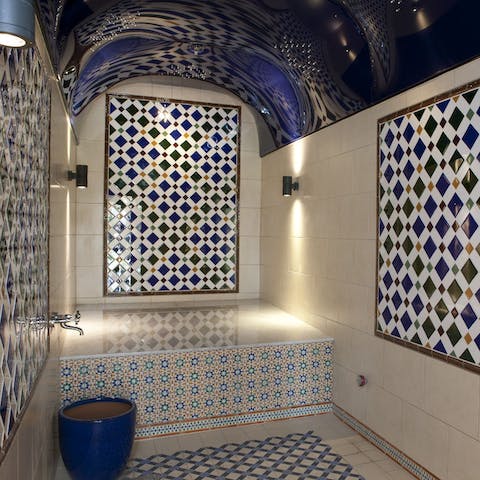 Rejuvenate in the shared Turkish Hammam