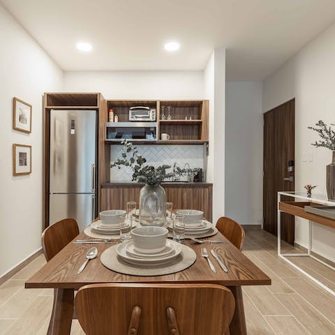 Cook up a storm in the small-but-sweet kitchen