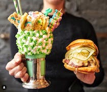 Grab a burger and milkshake at Black Tap