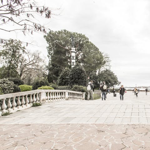 Take a leisurely passeggiata down to the waterfront, its just two minutes from your door