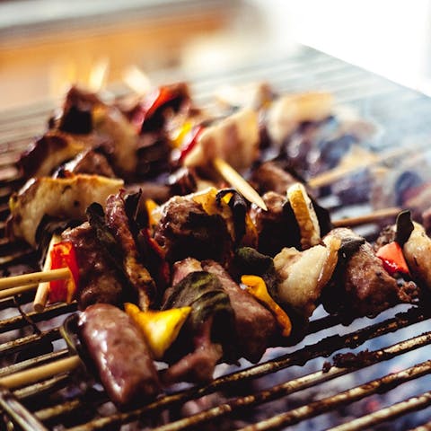 Light the barbecue for alfresco meals in the summer