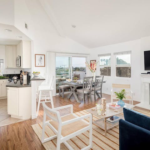 Enjoy a bright and light open plan living