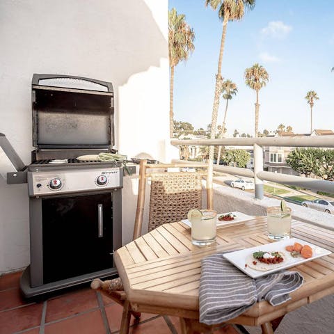 Cook up an alfresco storm out on the balcony