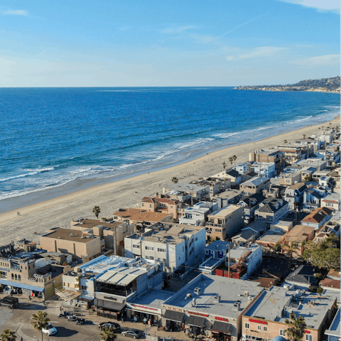 Feel the ocean breeze along the front of San Diego's Mission Beach