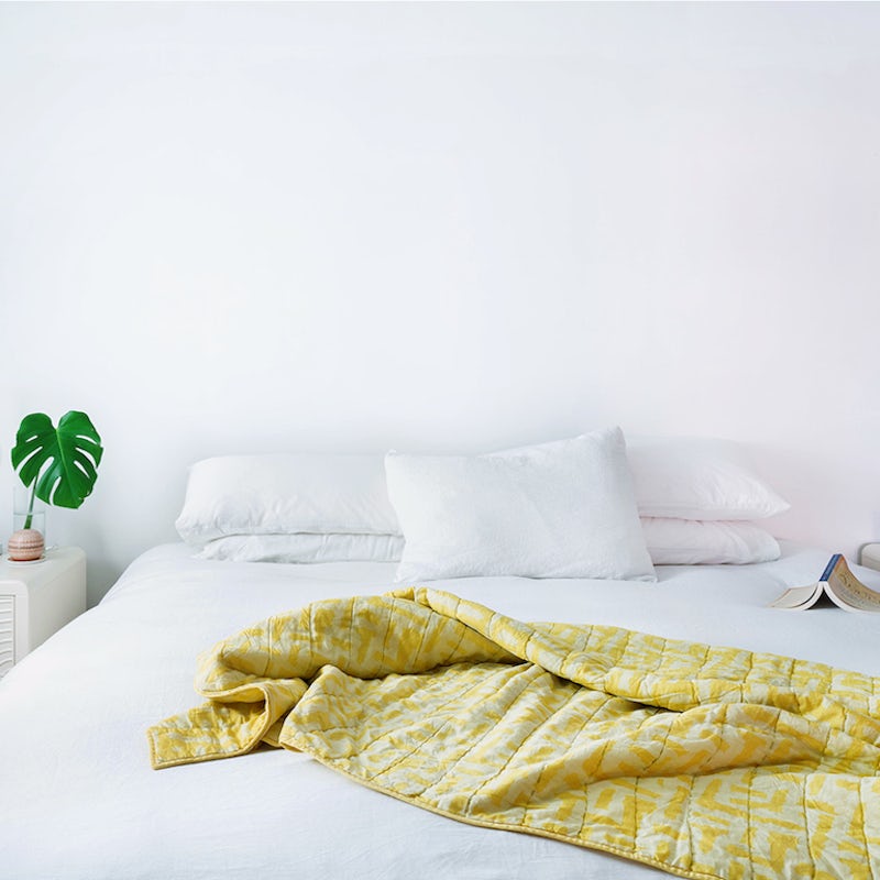 Fall asleep feeling utterly relaxed in the minimalist-chic bedroom