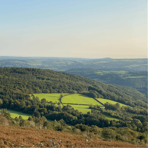 Explore Dartmoor National Park – a sixteen-minute drive away