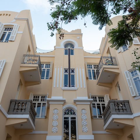 The beautiful Art Nouveau-esque building