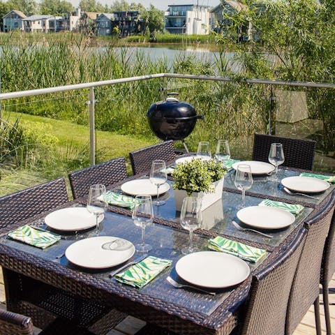 Fire up the grill and dine alfresco