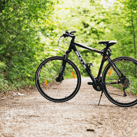Hire some bikes and explore the surrounding countryside