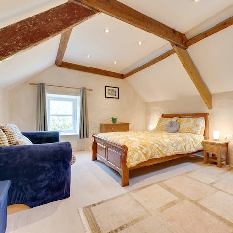 Enjoy a blissful night's sleep in the comfortable bedrooms