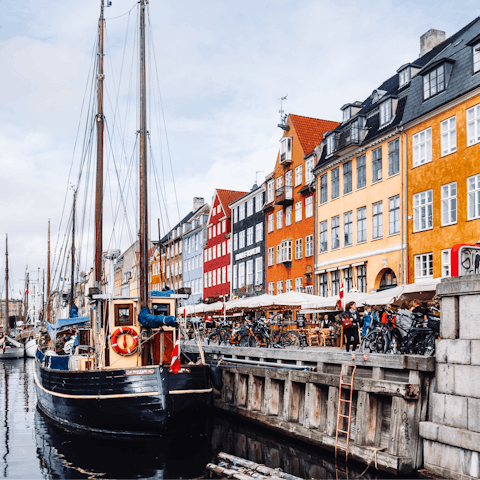 Take a day trip to Copenhagen, an hour's drive away