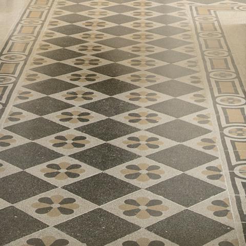 Beautiful tiled floors
