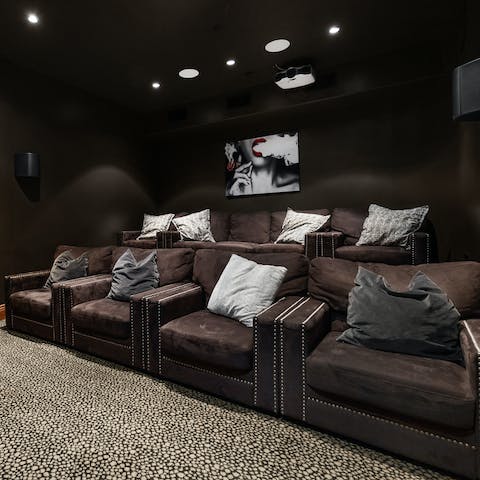 Watch the latest blockbuster in your very own movie room