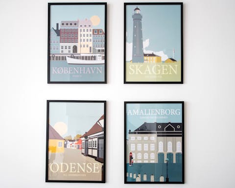 The playful retro posters of Danish attractions