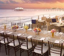 Have dinner on the beach at the Carbon Beach Club