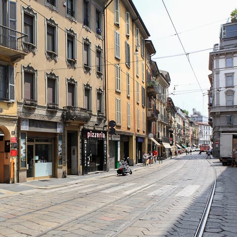 Stay in the heart of Brera, surrounded by shops, restaurants and bars