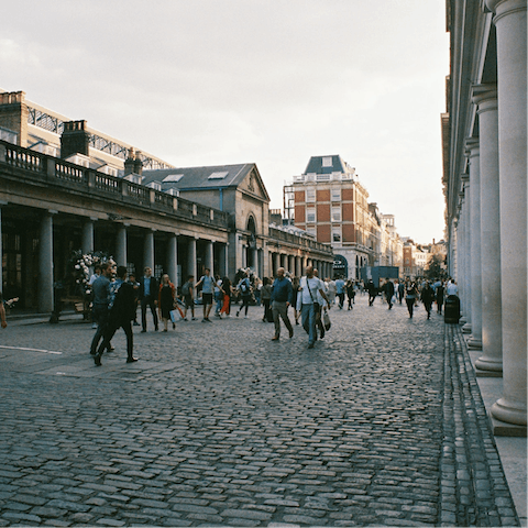 Enjoy an evening of theatre and fine-dining in Covent Garden – a seventeen minutes walk 