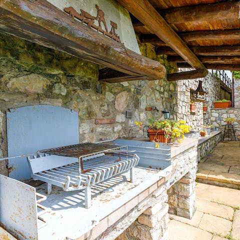 Fire up the barbecue for a memorable meal under the stars