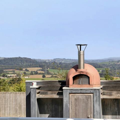 Light the barbecue or the pizza oven for an alfresco feast