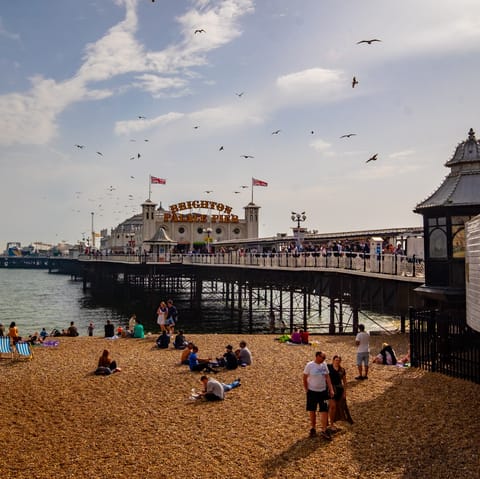 Visit the iconic pier for seafront entertainment