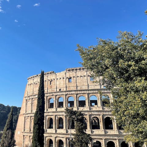 Stay in the heart of Rome, moments away from the Colosseum