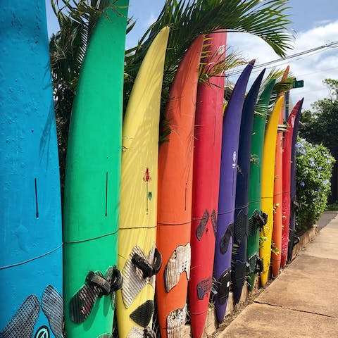 Try your hand at surfing at West Runton beach