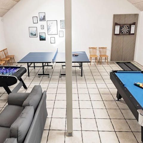 Enjoy fun and games with the whole family, courtesy of the activity room
