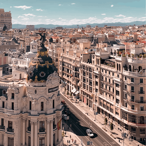 Be inspired by the creative spirit of Madrid from the city centre
