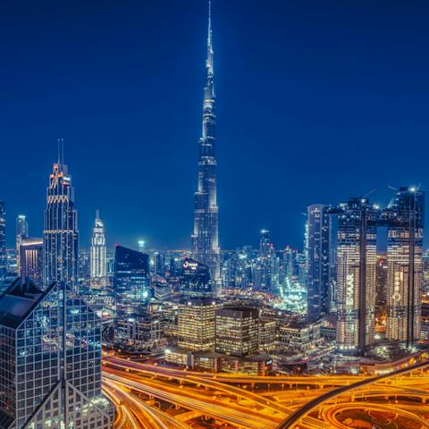 Visit the nearby Burj Khalifa and Dubai Mall