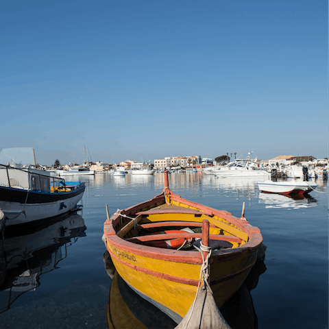 Drive up to Marzamemi, one of Sicily's prettiest seaside villages