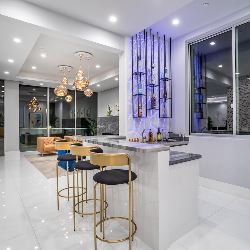 Let the night come to life with your own private bar for everyone to enjoy