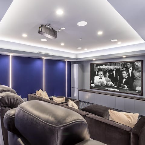 Gather in the home cinema for the best movie night in you've ever had