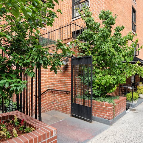 Stay in one of the city's quietest streets