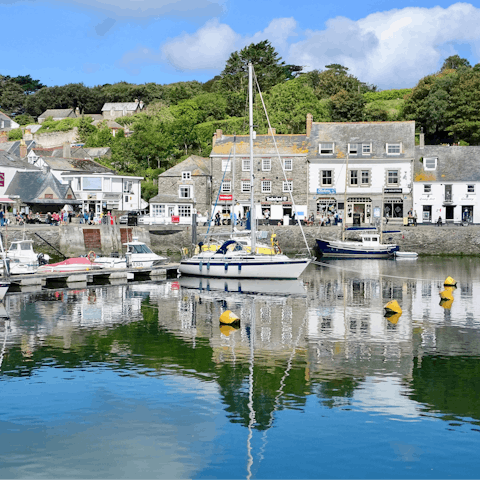 Discover the quaint Cornish fishing village of Padstow and visit Rick Stein's restaurant, a little over an hour away