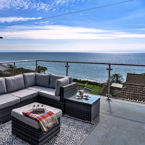 Take your morning coffee or tea onto the private terrace