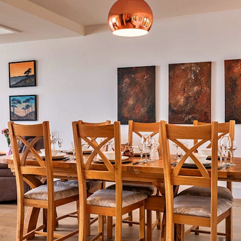 Enjoy the comfort of home-cooking after a day of adventure