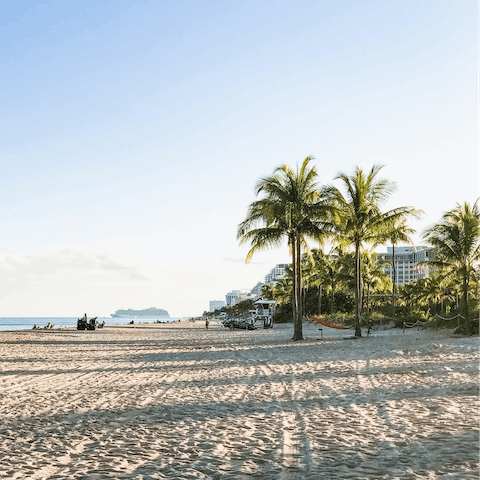 Hit the beach in Fort Lauderdale 