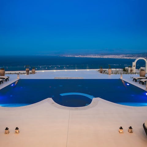 Take a refreshing dip in the gorgeous swimming pool
