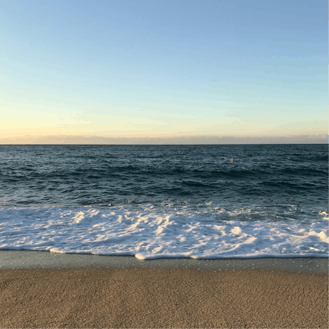 Enjoy bucket and spade days at Ancao Beach, eight kilometres from here