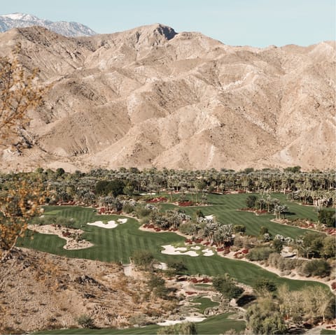 Tee off at one of Palm Springs' many gold courses